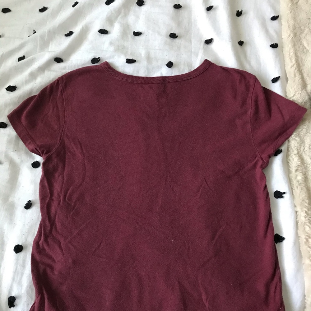 Maroon vans top